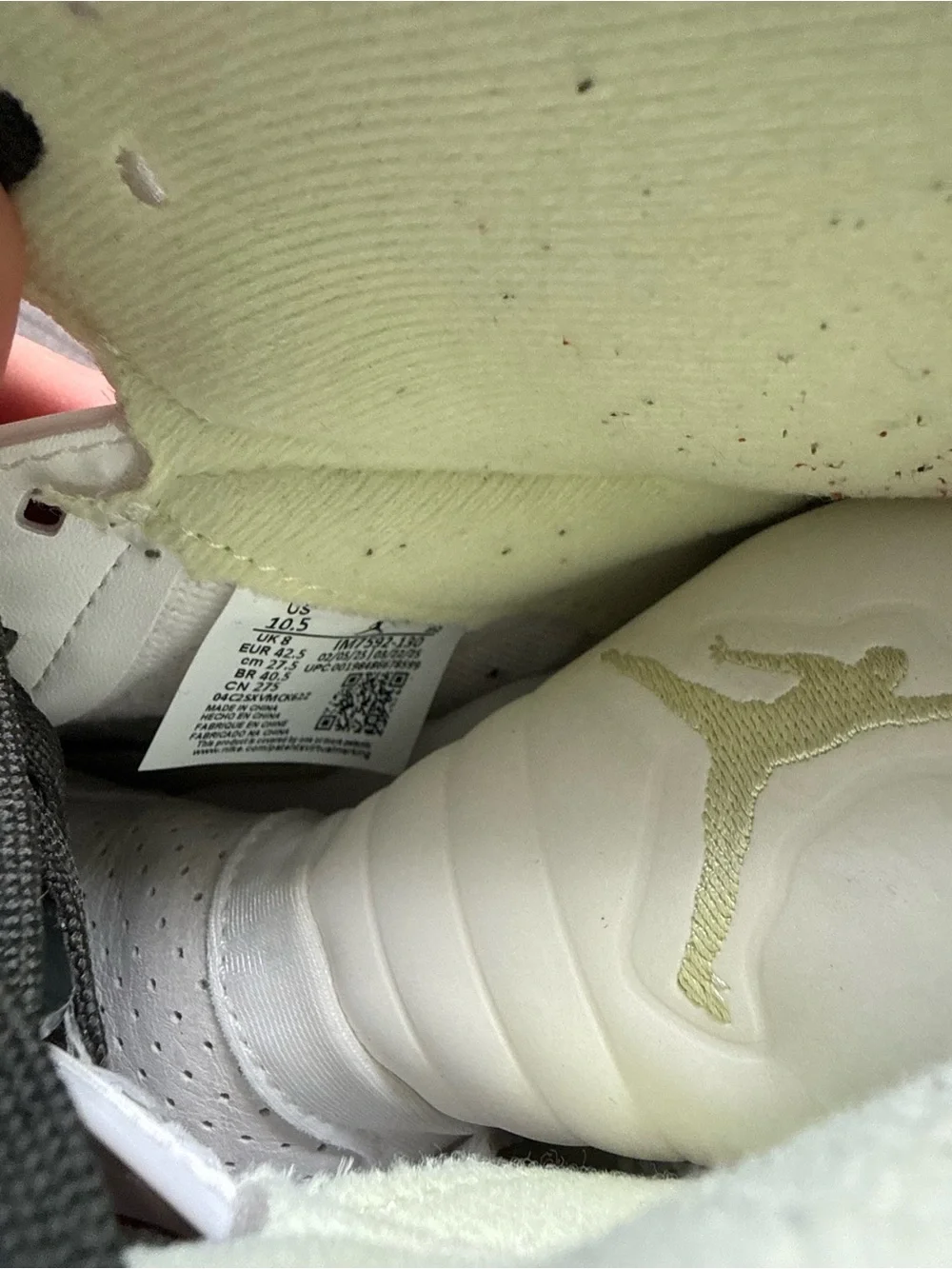Jordan men’s size